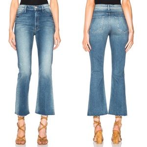 • MOTHER • Hustler Ankle Fray Jeans Smoke Em